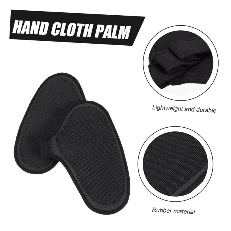 BESPORTBLE 3pairs Portable Fitness Grip Pads Comfortable Half Finger for