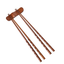 Tokunari Wooden Lacquered Chopsticks 23.5cm Set of 2 Pairs | Easy to Use Japanese Modern Chopsticks (Rancarved) TAE-203