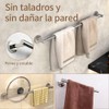 9 Piezas Juego Accesorios para Baños Toalleros Acero Inoxidable Acero