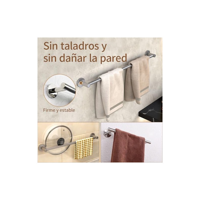 9 Piezas Juego Accesorios para Baños Toalleros Acero Inoxidable Acero