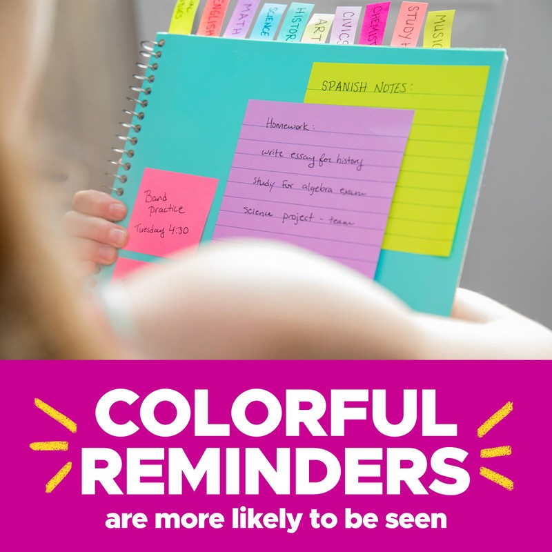 Post-it Super Sticky Notes, 12 Sticky Note Pads, 3 x