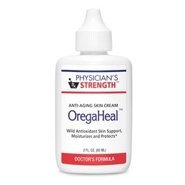 Physician’s Strength™ OregaHeal™, 2 fl. oz. (60 mL) – All-Natural, Moisturizing, Skin Support Cream – Made with Organic Oregano, Royal Jelly & Honey – Antioxidant Rich – Recommended for Daily Use