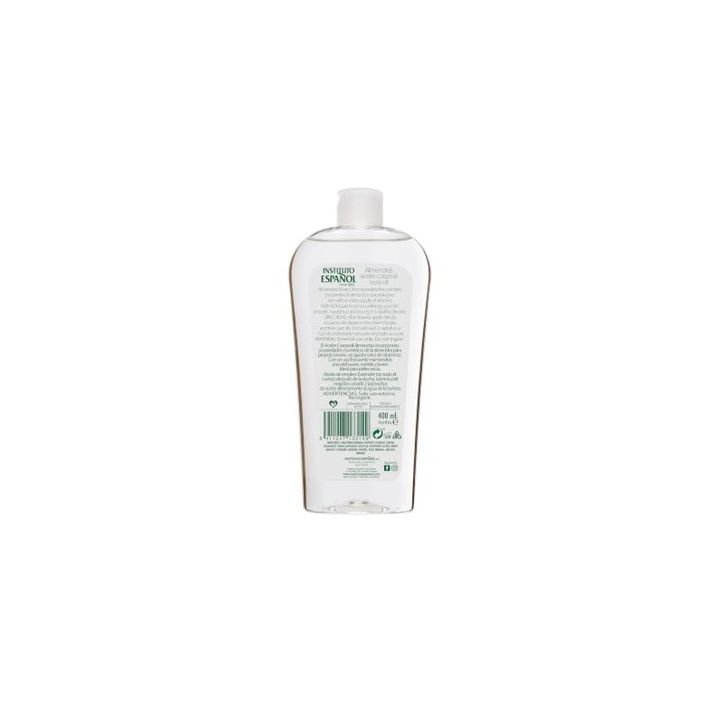 Aceite Corporal Almendras Instituto Español Almond Body Oil, 400 ml