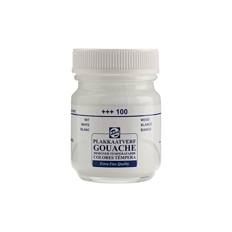Talens White - GOUACHE PAINT 50ml JAR