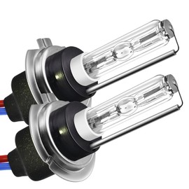 1Pair H7 HID Xenon Headlight Replacement Bulbs, 35W 12000K Extremely Bright Car Head Lamps