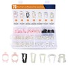 GOOACC 70Pcs Fuel Line Retaining Clips Assortment Kit 3/8" 5/16"