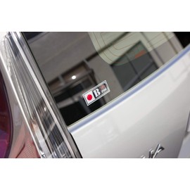 Toyo Mark Seisakusho 3524 Blood Type Sticker for Motorcycles, Hinomaru Type, B Type, Pack of 2