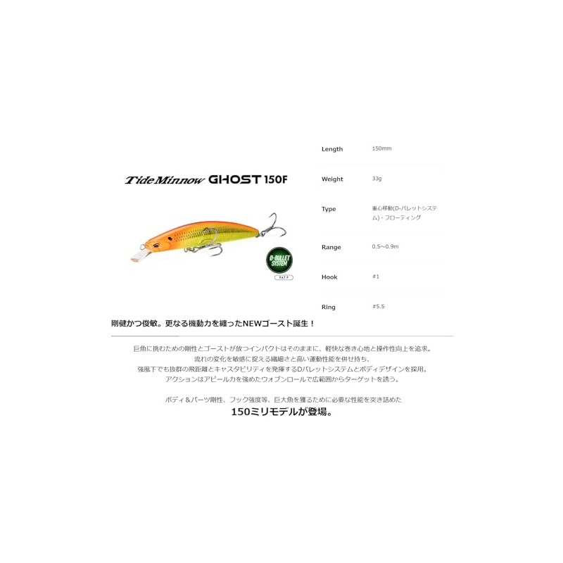 Duo Tide Minnow Ghost 150F CPB0054 Genkai Sardine