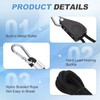 uxcell 4 Pairs 1/4" Adjustable Rope Hanger, 16.4ft(5 Meter) Heavy