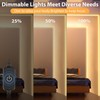 Lamomo LED Neon Lights, 12V Warm White Dimmable LED Strip