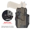 Mega-Fit Light Bearing OWB Holster Compatible with Streamlight TLR-2/TLR-1 HL,