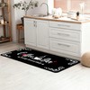 Coffee Themed Kitchen Mats for Floor, Non Slip Cushioned Kitchen