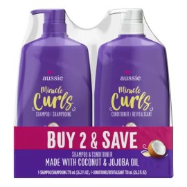 Shampoo Acondicionador Rizos Definidos Aussie Miracle Curls                                                                                           