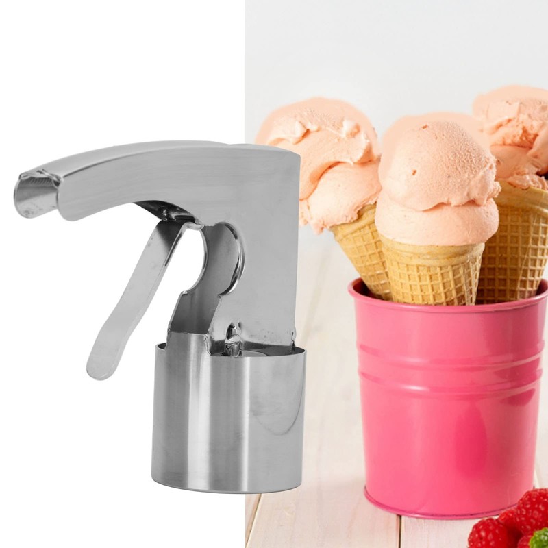 Cylinder Ice Cream Scoop, S304 Ice Cream Scoop Stainless Steel