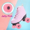 VNAKER Light Up Quad Roller Skate Wheels Set 8 Pack,
