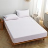 MIKI WELL King Size Fitted Sheet Deep - White Bottom