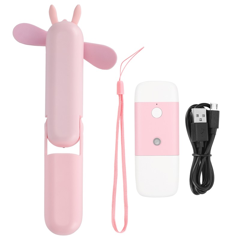 Handheld Fan Mini Small Folding USB Rechargeable Mobile Water Replenisher