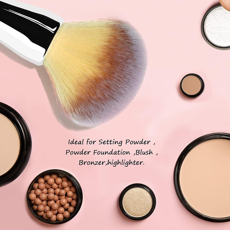 Foundation Brush Makeup Powder Brush Face Brush for Stippling Liquid