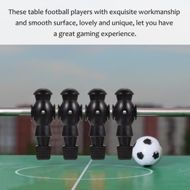 Homoyoyo 4pcs Foosball Men Replacement, Football Players Parts Foosball Man Table Player Football Machine Accessories
