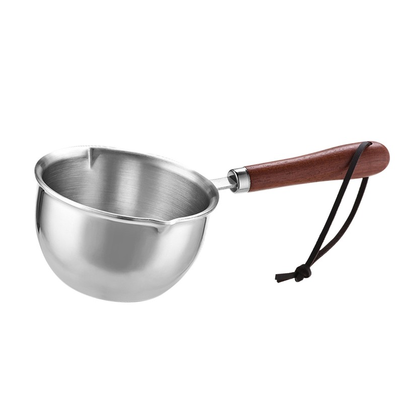 Oil Heating Pot Triple Layer Stainless Steel Uniform Heating Mini