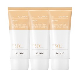 Cyunic Synergic Enjoy Pade Skip Tone-Up Sunscreen 50g 3 pieces SPF50+ PA++++