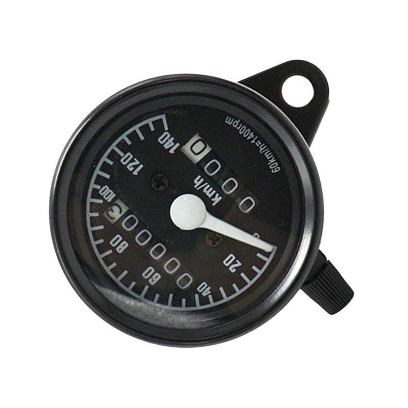 Universal Motorcycle Speedometer 12V 0 to 140KM/h Retro Odometer Modification