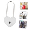 Outanaya Travel Locks Wishing Well Lock Rustproof Mini Heart Padlock