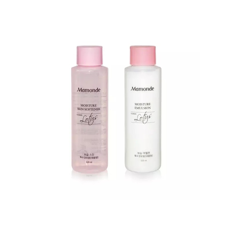 Mamonde 마몽드 모이스처 스킨 소프너 320ml + 에멀젼 320ml Mamonde