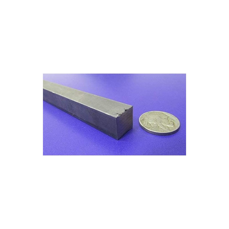 4140 Alloy Steel Square Bar .500" Thickness x .500" Width