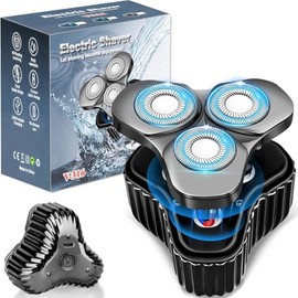 Mini Electric Razor for Men, Upgrade Mini Shaver, Pocket Size Portable Electric Shaver, USB Rechargeable, Waterproof, Easy to Use One-Button, Suitable for Home, Car, Travel, Gift for Men