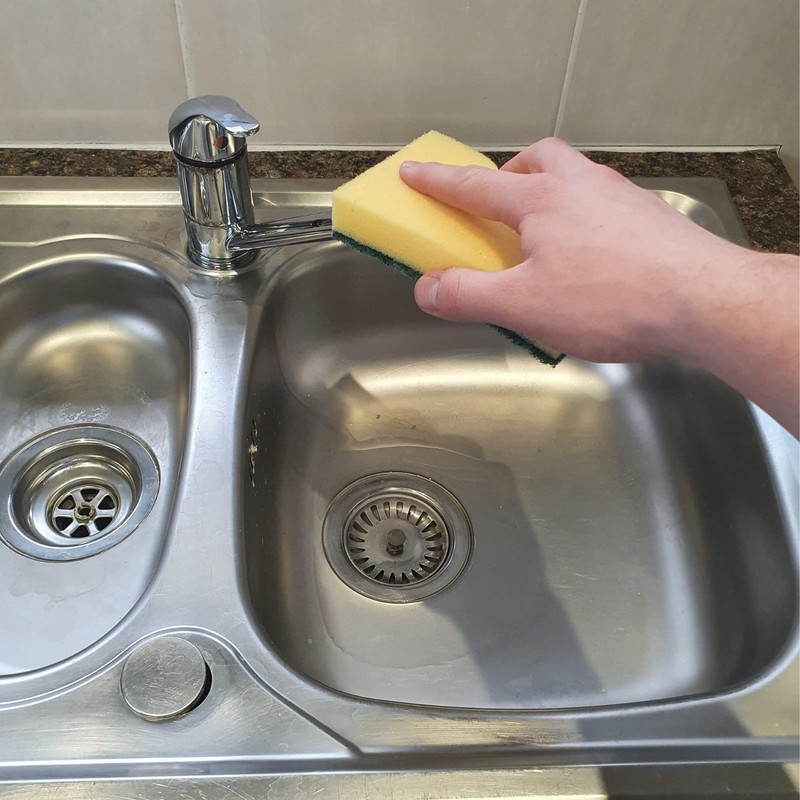 10 x Large Sponge Scourers 14 x 9cm. Heavy Duty