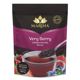 Marina Tisanas | Very Berry de 500g | Infusión de Frutas Naturales Premium | Para Bebidas Calientes, Frías o Frappé