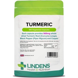 Turmeric Whole Root Extract 500mg 3-Pack 300 Capsules with Black Pepper & Copper Curcumin Rich Curcuma