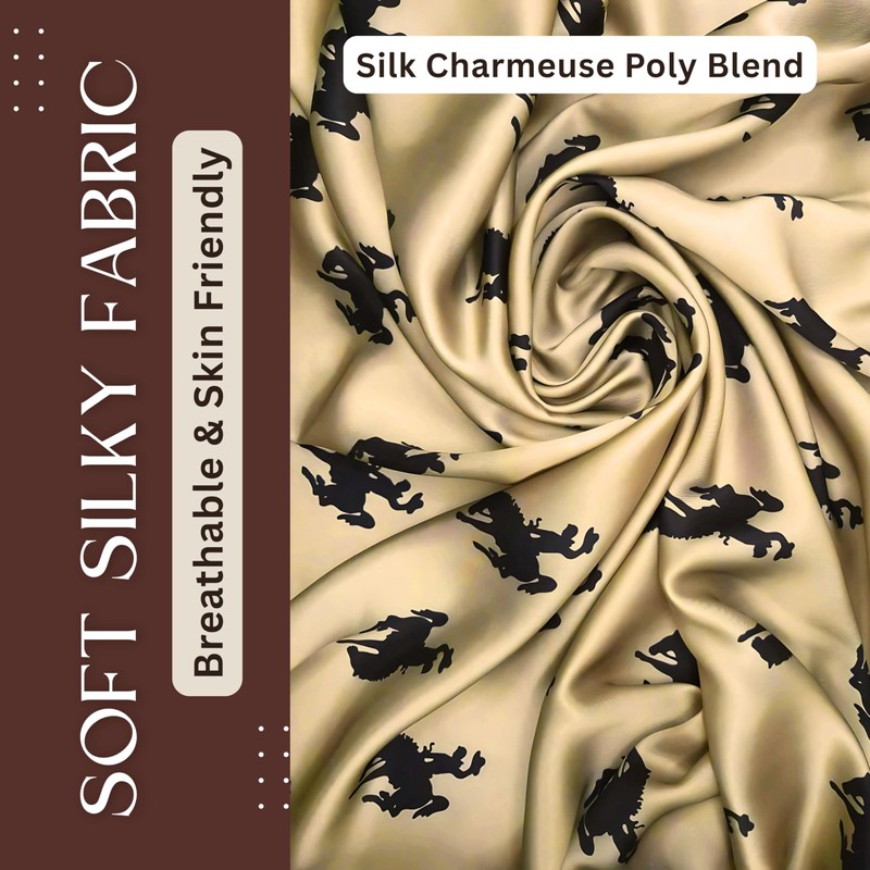 Helder Creek Co Wild Rag Silk Scarf 36'', Western Cowboy