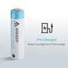 ARKEEP Rechargeable AA Batteries, 8-Pack, 2100mAh 1.2V High Capacity Ni-MH