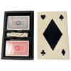 Thorness Elegant Handcrafted Luxury Resin Double Deck Playing Card Box
