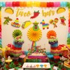 SINGOMON Taco Bar Banner Fiesta Garland Mexican Fiesta Party Banner
