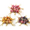 Flower Crepe Bell (Diameter 1.0 inch (25 mm), 0.3 inch
