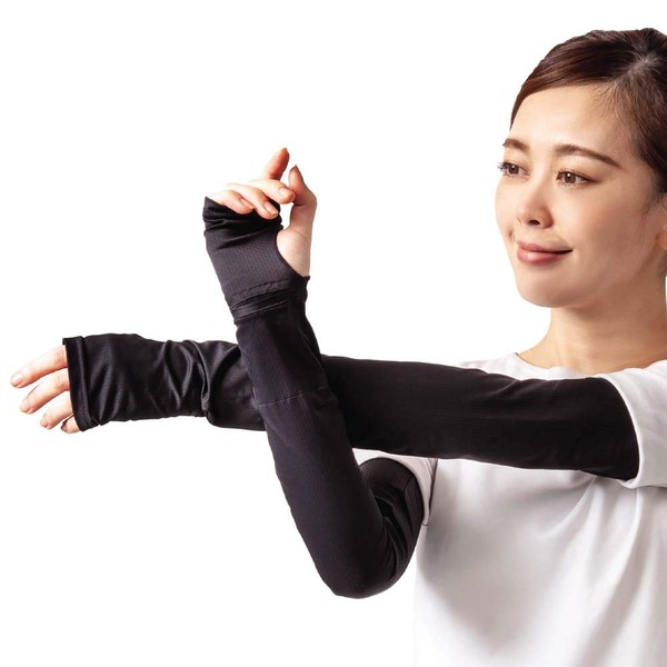 Alphax UV Protection Gloves UV Really Cool Arm Cover (Includes 2 Ice Packs)