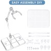Unbranded 48Pcs Adjustable Action Figure Display Holder Base for HG144