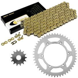 Caltric Drive Chain & Sprockets Kit for Kawasaki KX250 1999 2000 2001