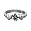 Satin Hearts LDS CTR Ring by Ringmasters | Choose the