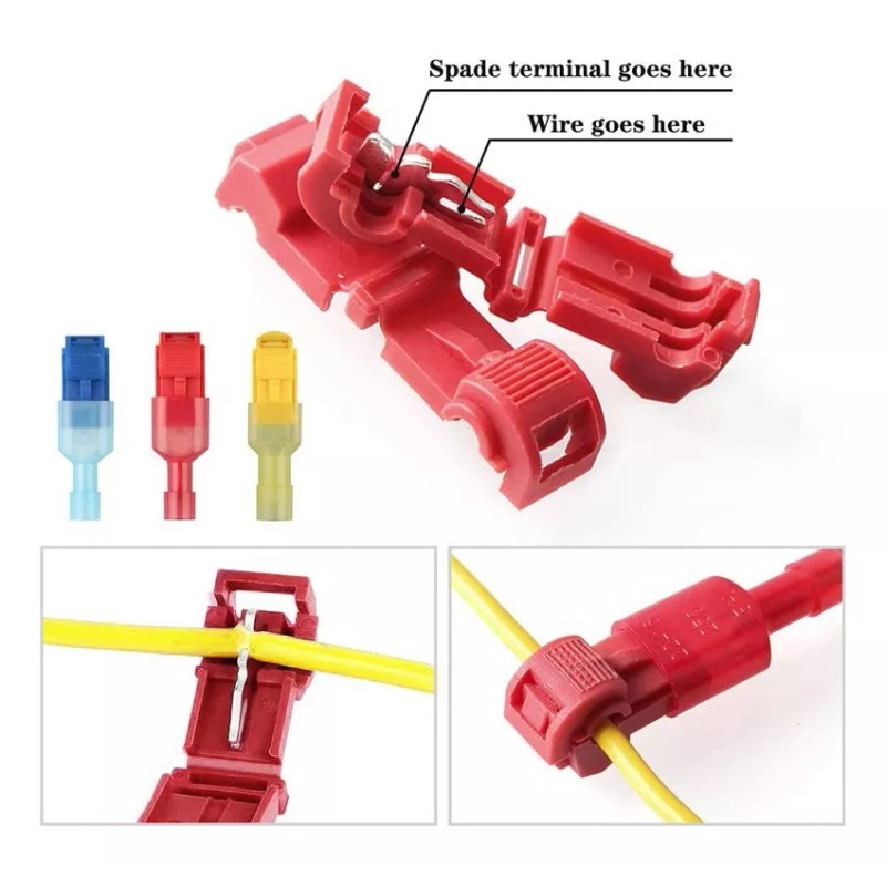 MARZSEFLO Conectores T-tap Terminales Cables Terminales De Cables De E