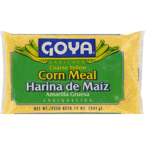 Goya Foods Coarse Yellow Corn Meal, 12 Ounce (Pack of 24)
