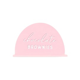 The Cotton & Canvas Co. Acrylic Buffet Food Name Sign, Food Table Tent Card, Food Tag, Cute Buffet Card, Food Label, Modern Buffet Signage, Wedding Food Buffet Sign, Light Pink