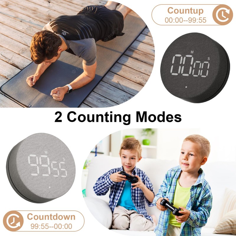 AVINIA Kitchen Timer - Timer with 99 Minutes Countdown/Count-Up Egg