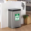 10 Pack Waterproof Recycle Sign for Trash Can(Large),Cans and Bottles
