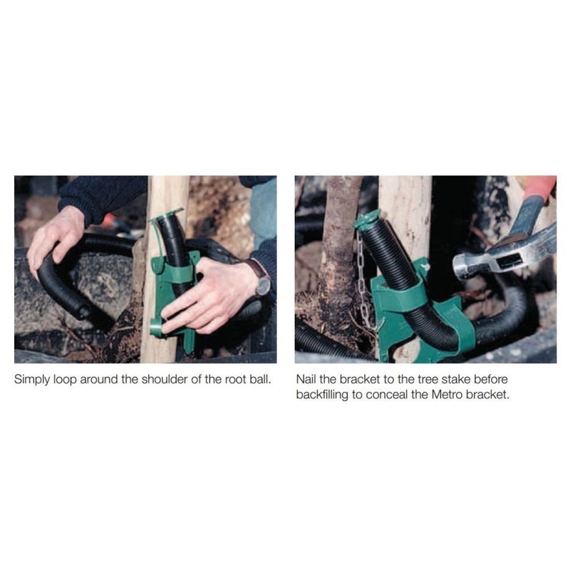 RootRain Metro Tree Irrigation System with TreeGator Tree Watering Bag