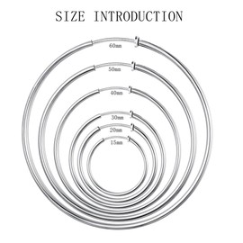 KALVICA 6/8 Pairs Silver Hoops Earrings for Women Copper Lightweight Large Hoop Earrings Golden Silvery Hoops Earrings Set Hypoallergenic Big Hoop Earrings for Women 15/20/30/40/50/60/70mm