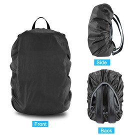 BROTOU 2 Pack Snowproof Backpack Rain Cover with Reflective Strip, Rucksack Waterproof Covers for Hiking, Camping, Traveling, Outdoor Activities